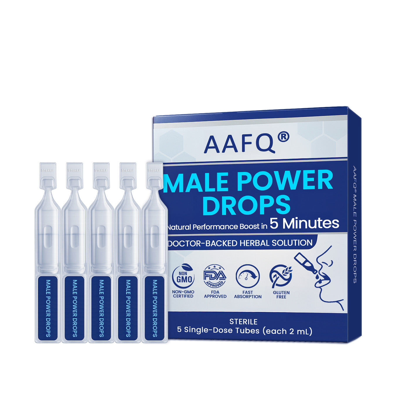 AAFQ® Male Power Drops –Your Pocket-Sized Secret.