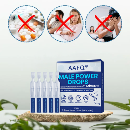 💯AAFQ® Male Power Drops – Confidence On-Demand.