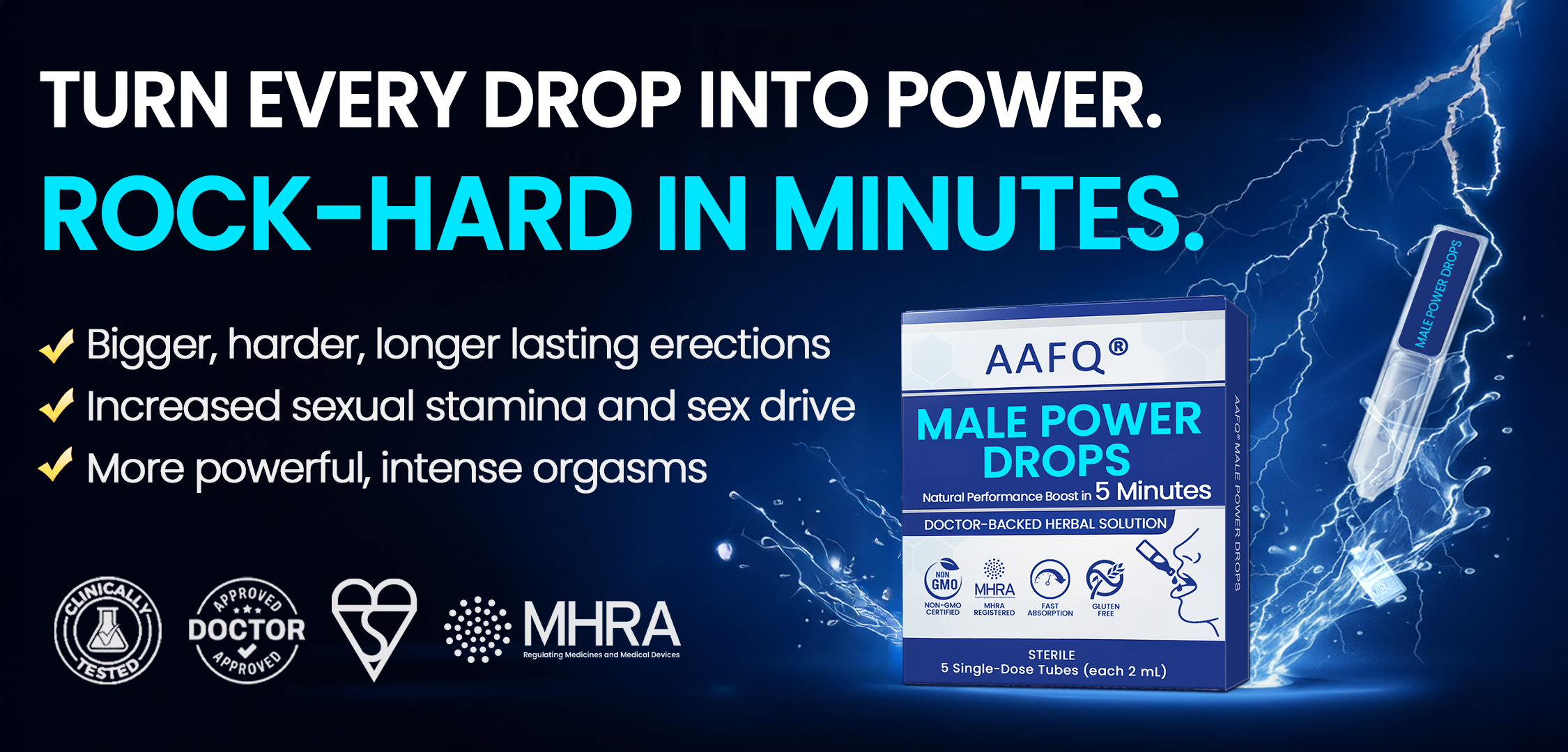 AAFQ® Man Power Oral Drops image AAFQ® Man Power Oral Drops
