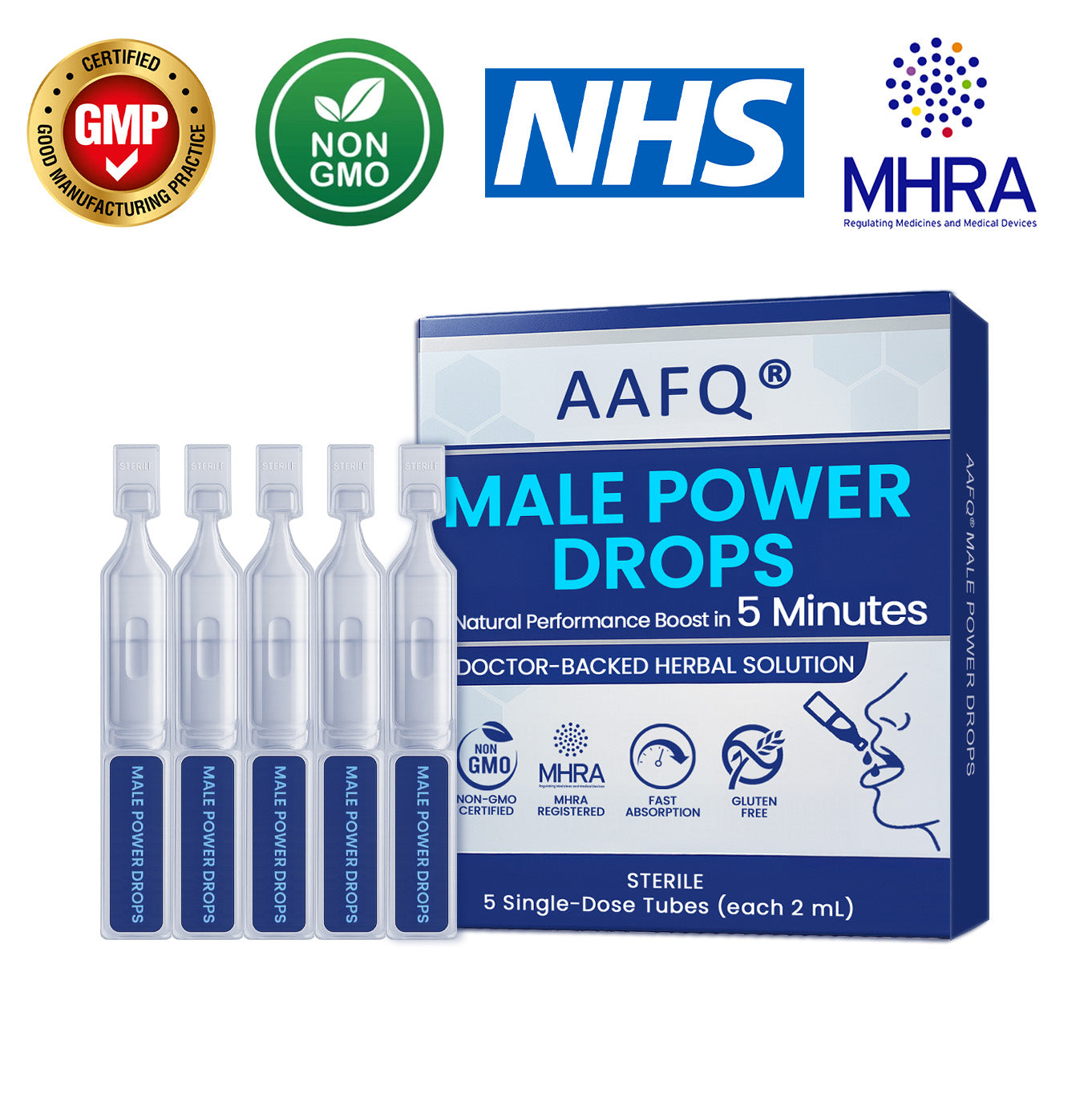 AAFQ® Male Power Drops – Confidence On-Demand.